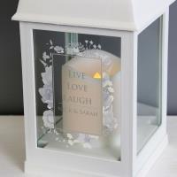 Personalised Soft Watercolour White Lantern Extra Image 2 Preview
